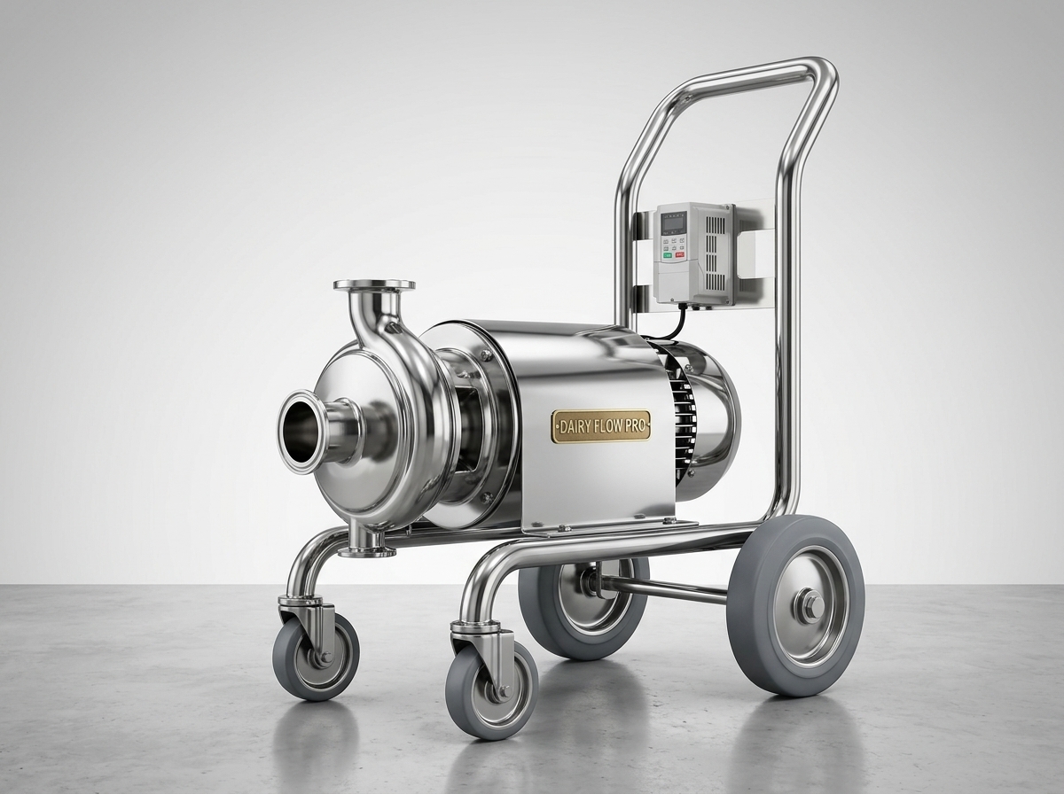 SS Milk Pump with Stand — Pumps